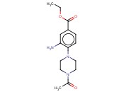 4-(4-<span class='lighter'>ACETYL</span>-1-PIPERAZINYL)-3-AMINO-BENZOIC ACID ETHYL <span class='lighter'>ESTER</span>