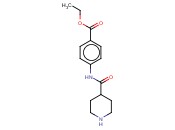 4-[(哌啶-4-羰基)氨基]<span class='lighter'>苯甲酸</span><span class='lighter'>乙</span><span class='lighter'>酯</span>