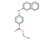 4-(2-喹噁啉氨基)<span class='lighter'>苯甲酸</span><span class='lighter'>乙</span><span class='lighter'>酯</span>