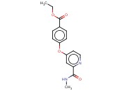 ETHYL 4-(2-(METHYLCARBAMOYL)PYRIDIN-4-YLOXY)BENZOATE