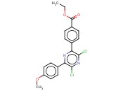 ETHYL 4-(3,5-DICHLORO-6-(4-METHOXYPHENYL)PYRAZIN-2-YL)BENZOATE