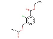 ETHYL 3-(ACETOXYMETHYL)-<span class='lighter'>2-CHLOROBENZOATE</span>