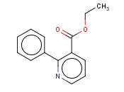 2-PHENYL-<span class='lighter'>NICOTINIC</span> ACID ETHYL ESTER