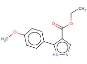 ETHYL 5-(4-METHOXYPHENYL)-1H-PYRAZOLE-4-CARBOXYLATE