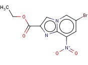 8-NITRO-6-BROMO-IMIDAZO[1,2-A]PYRIDINE-2-CARBOXYLIC ACID ETHYL ESTER