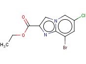 8-溴-6-<span class='lighter'>氯</span>咪唑并[1,2-a]<span class='lighter'>吡啶</span>-2-<span class='lighter'>甲酸</span>乙酯
