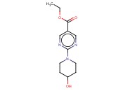2-(4-羟基<span class='lighter'>哌啶</span>-1-基)嘧啶-5-<span class='lighter'>甲酸</span><span class='lighter'>乙</span><span class='lighter'>酯</span>