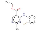 ETHYL 4-(2-FLUOROANILINO)-2-METHYLPYRIMIDINE-5-CARBOXYLATE