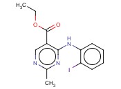 ETHYL 4-(2-IODOANILINO)-2-METHYLPYRIMIDINE-5-CARBOXYLATE