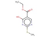 ETHYL 4-HYDROXY-2-(<span class='lighter'>METHYLTHIO</span>)<span class='lighter'>PYRIMIDINE</span>-5-CARBOXYLATE