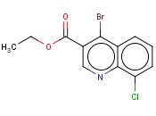 4-<span class='lighter'>溴</span>-8-氯喹啉-3-羧酸<span class='lighter'>乙</span><span class='lighter'>酯</span>