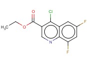 4-氯-6,8-二<span class='lighter'>氟</span>喹啉-3-<span class='lighter'>甲酸</span><span class='lighter'>乙</span><span class='lighter'>酯</span>