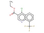 4-CHLORO-8-(TRIFLUOROMETHYL)QUINOLINE-3-<span class='lighter'>CARBOXYLIC</span> ETHYL <span class='lighter'>ESTER</span>