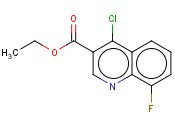 4-氯-8-<span class='lighter'>氟</span>喹啉-3-<span class='lighter'>甲酸</span><span class='lighter'>乙</span><span class='lighter'>酯</span>