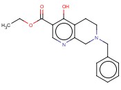 ETHYL 7-BENZYL-4-HYDROXY-5,6,7,8-TETRAHYDRO-1,7-NAPHTHYRIDINE-3-CARBOXYLATE