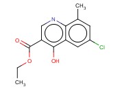 6-CHLORO-4-HYDROXY-8-METHYLQUINOLINE-3-CARBOXYLIC ETHYL ESTER