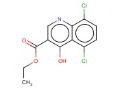 5,8-DICHLORO-4-HYDROXYQUINOLINE-3-<span class='lighter'>CARBOXYLIC</span> ACID ETHYL <span class='lighter'>ESTER</span>