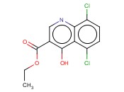 5,8-DICHLORO-4-HYDROXYQUINOLINE-3-<span class='lighter'>CARBOXYLIC</span> ACID ETHYL ESTER