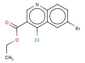 3-Quinolinecarboxylic acid, 6-bromo-4-chloro-, ethyl ester