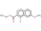 4-氯-6-<span class='lighter'>甲</span>氧基<span class='lighter'>喹啉</span>-3-<span class='lighter'>羧酸</span>乙<span class='lighter'>酯</span>