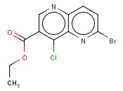 6-<span class='lighter'>溴</span>-4-氯-1,5-萘啶-3-羧酸<span class='lighter'>乙</span><span class='lighter'>酯</span>