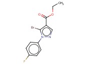5-<span class='lighter'>溴</span>-1-（4-氟苯基）-1H-<span class='lighter'>吡唑</span>-4-羧酸乙酯