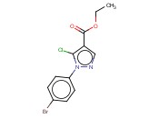 5-氯-1-（4-<span class='lighter'>溴</span>苯基）-1H-吡唑-4-羧酸<span class='lighter'>乙</span><span class='lighter'>酯</span>