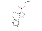 5-氨基-1-(2,5-二<span class='lighter'>氟</span>苯基)吡唑-4-<span class='lighter'>甲酸</span><span class='lighter'>乙</span><span class='lighter'>酯</span>