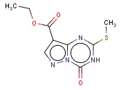 ETHYL 2-(METHYLTHIO)-4-OXO-3,4-DIHYDROPYRAZOLO[1,5-A][1,3,5]TRIAZINE-8-CARBOXYLATE