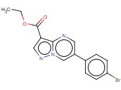 ETHYL 6-(4-BROMOPHENYL)PYRAZOLO[1,5-A]PYRIMIDINE-3-CARBOXYLATE