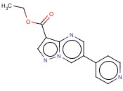 ETHYL 6-(PYRIDIN-4-YL)PYRAZOLO[1,5-A]PYRIMIDINE-3-CARBOXYLATE