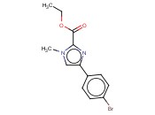 ETHYL 4-(4-BROMOPHENYL)-1-METHYL-IMIDAZOLE-2-CARBOXYLATE