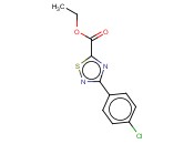 1,2,4-THIADIAZOLE-5-CARBOXYLIC ACID, 3-(4-CHLOROPHENYL)-, ETHYL ESTER