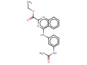 ETHYL 4-(3-ACETAMIDOANILINO)QUINAZOLINE-2-CARBOXYLATE