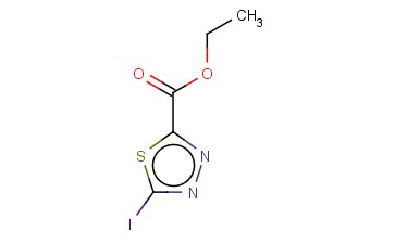 ETHYL <span class='lighter'>5-IODO-1,3,4-THIADIAZOLE-2-CARBOXYLATE</span>