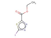 Ethyl 5-iodo-<span class='lighter'>1,3,4-thiadiazole-2-carboxylate</span>