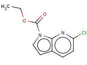 1H-PYRROLO[2,3-B]PYRIDINE-1-CARBOXYLIC ACID, 6-CHLORO-, ETHYL ESTER