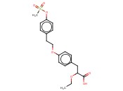 2-ETHOXY-3-[4-[2-(4-METHANESULFONYLOXY-PHENYL)-ETHOXY]-PHENYL]-PROPIONIC ACID