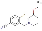 3-[(3-ETHOXYPIPERIDIN-1-YL)METHYL]-<span class='lighter'>4-FLUOROBENZONITRILE</span>