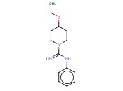 4-ETHOXY-N-<span class='lighter'>PHENYLPIPERIDINE</span>-1-CARBOXIMIDAMIDE