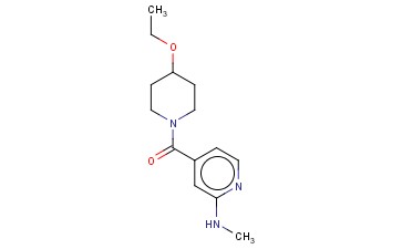 4-(4-ETHOXYPIPERIDINE-1-CARBONYL)-N-METHYLPYRIDIN-2-AMINE