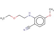 2-[(2-ETHOXYETHYL)AMINO]-<span class='lighter'>4-METHOXYBENZONITRILE</span>