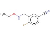 3-[(ETHOXYAMINO)METHYL]-<span class='lighter'>4-FLUOROBENZONITRILE</span>