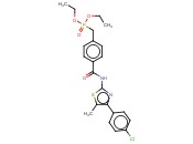 DIETHYL 4-(4-(4-CHLOROPHENYL)-5-METHYLTHIAZOL-2-YLCARBAMOYL)BENZYLPHOSPHONATE