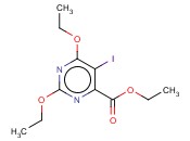ETHYL 2,6-DIETHOXY-5-IODOPYRIMIDINE-4-CARBOXYLATE