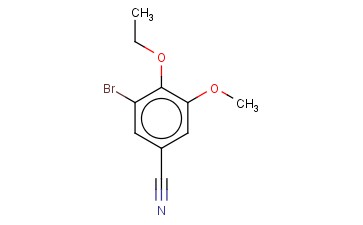 3-溴-4-<span class='lighter'>乙</span>氧基-5-<span class='lighter'>甲</span>氧基苯<span class='lighter'>甲</span><span class='lighter'>腈</span>