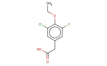 3-CHLORO-4-ETHOXY-5-<span class='lighter'>FLUOROPHENYLACETIC</span> ACID