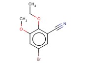5-BROMO-2-ETHOXY-3-<span class='lighter'>METHOXYBENZONITRILE</span>