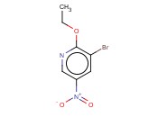3-BROMO-2-<span class='lighter'>ETHOXY</span>-5-NITROPYRIDINE