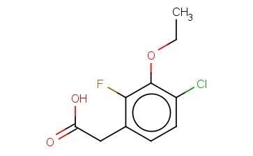 4-CHLORO-3-ETHOXY-2-<span class='lighter'>FLUOROPHENYLACETIC</span> ACID